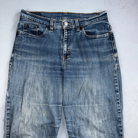 Vintage Levis 505 Straight Leg Jeans Womens 10 S Mis Blue USA 90s Y2K 29x28
