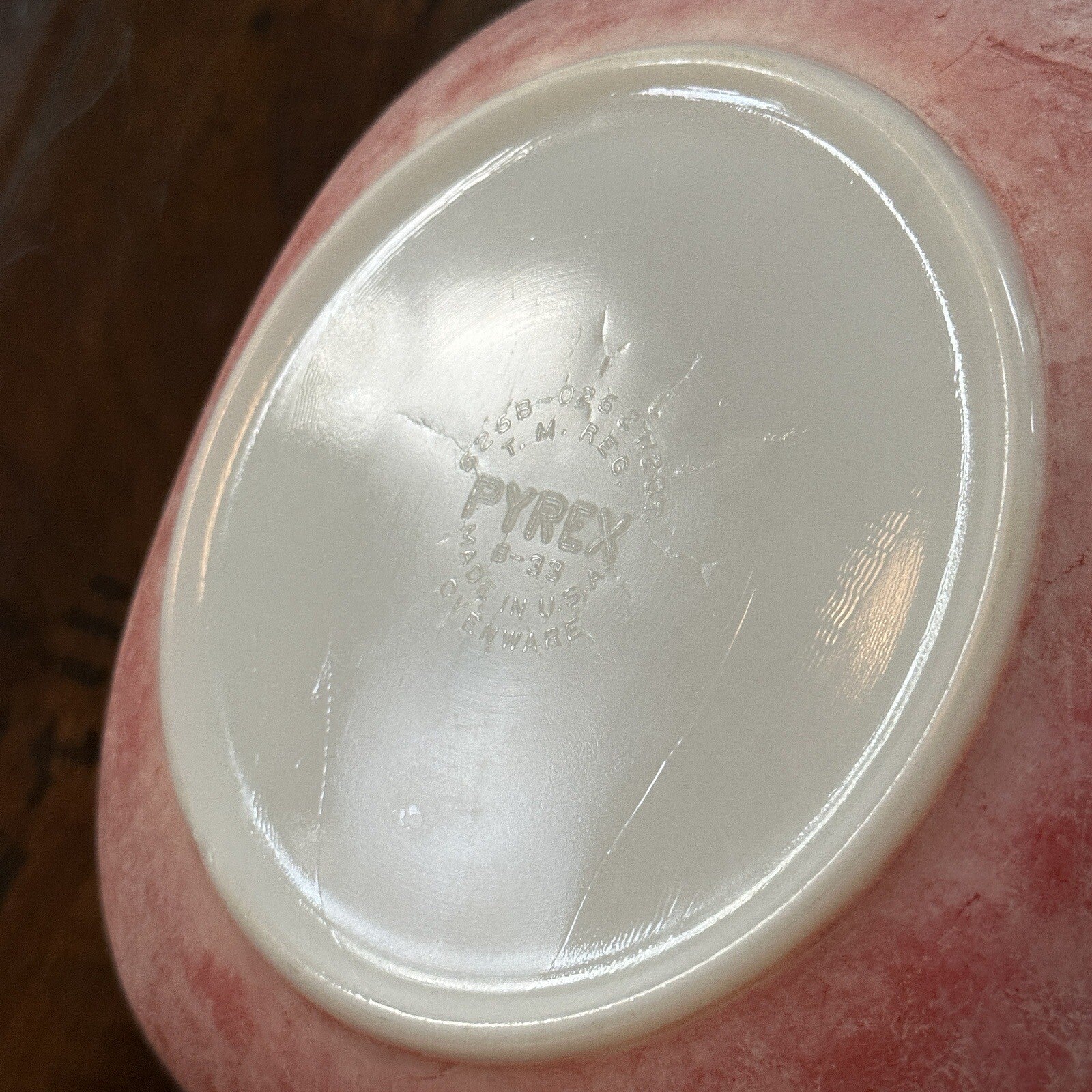 VTG RED PYREX 2.5 QT SQUARE CASSEROLE DISH 625B-025 Faded AMAZING