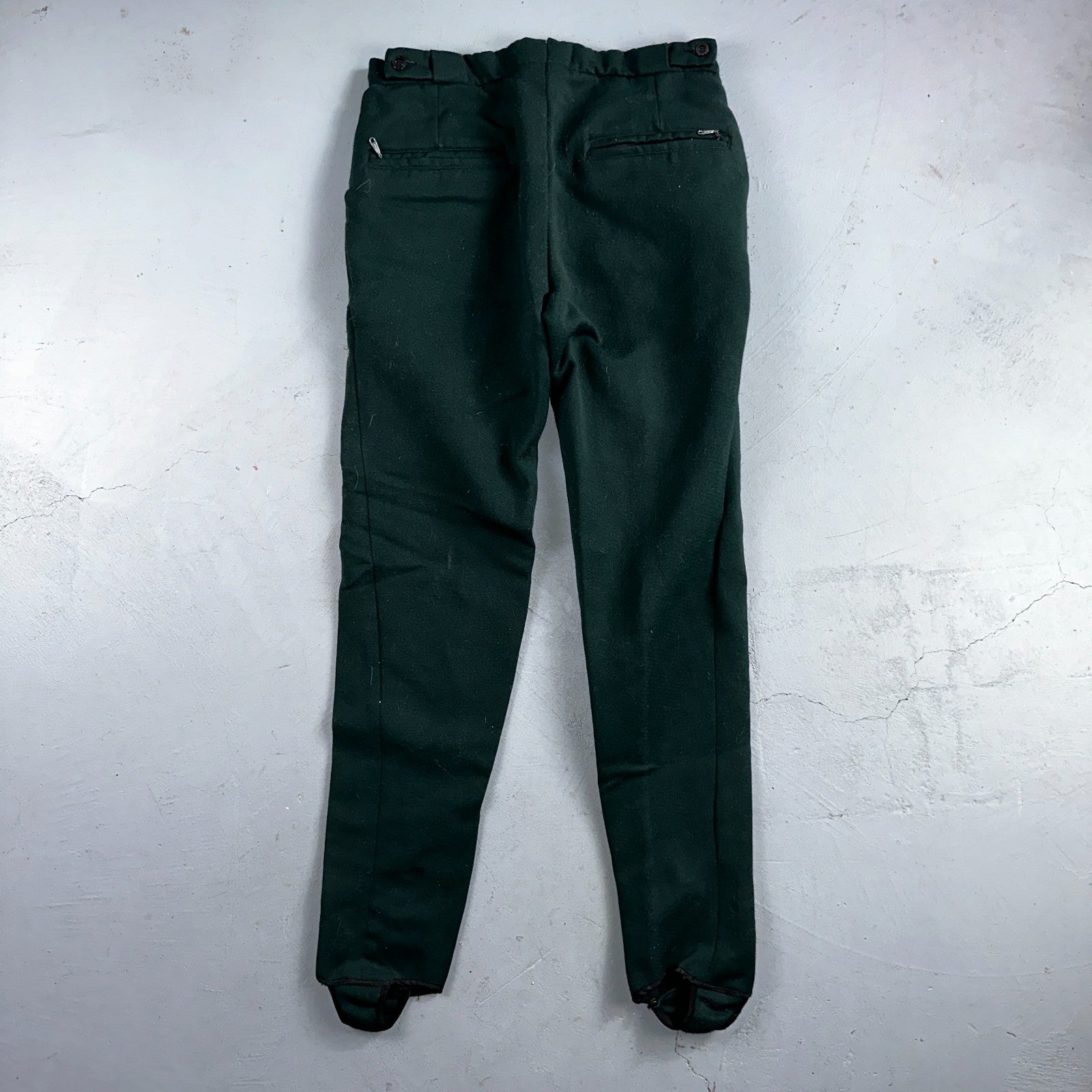 Vintage 1960s Othmar Schneider Sears Roebuck Green Ski Pants Sz S Snow 60s
