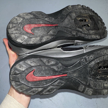 Nike Size 10 VTG 171105-061 Contagious Women's Cycling Shoes Silver 1998 90s