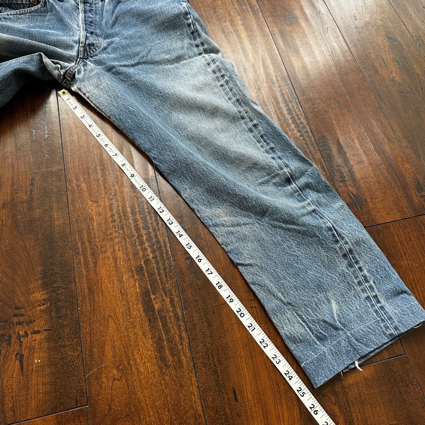 Levis Vintage 80s Redline Selvedge USA 501 XX Jeans 66 70s 32x34 Act 29x25