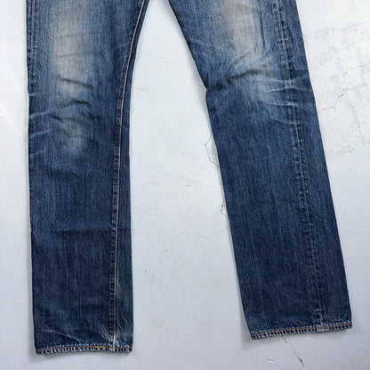 Levis 501 Y2K XX Straight Leg Jeans Blue VTG Med Wash 34x36 Act 34x34