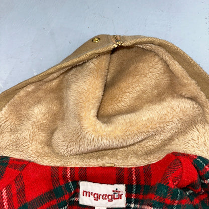 McGREGOR Sportswear VTG Sz 38 Wool Lined Hooded Field Ranch Jacket Coat 60s 70s