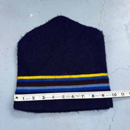 VTG 60s 70s Wool Knit Winter Beanie Hat OSFM Rockabilly Warm Grunge Basic Cozy