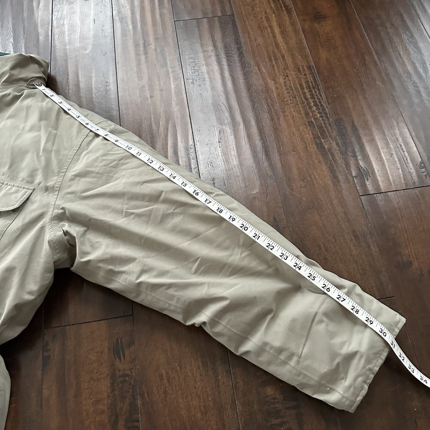 Vtg Eddie Bauer Mens L Goose Down Puffer Jacket Parka Coat Gore Tex Zip 80s 90s