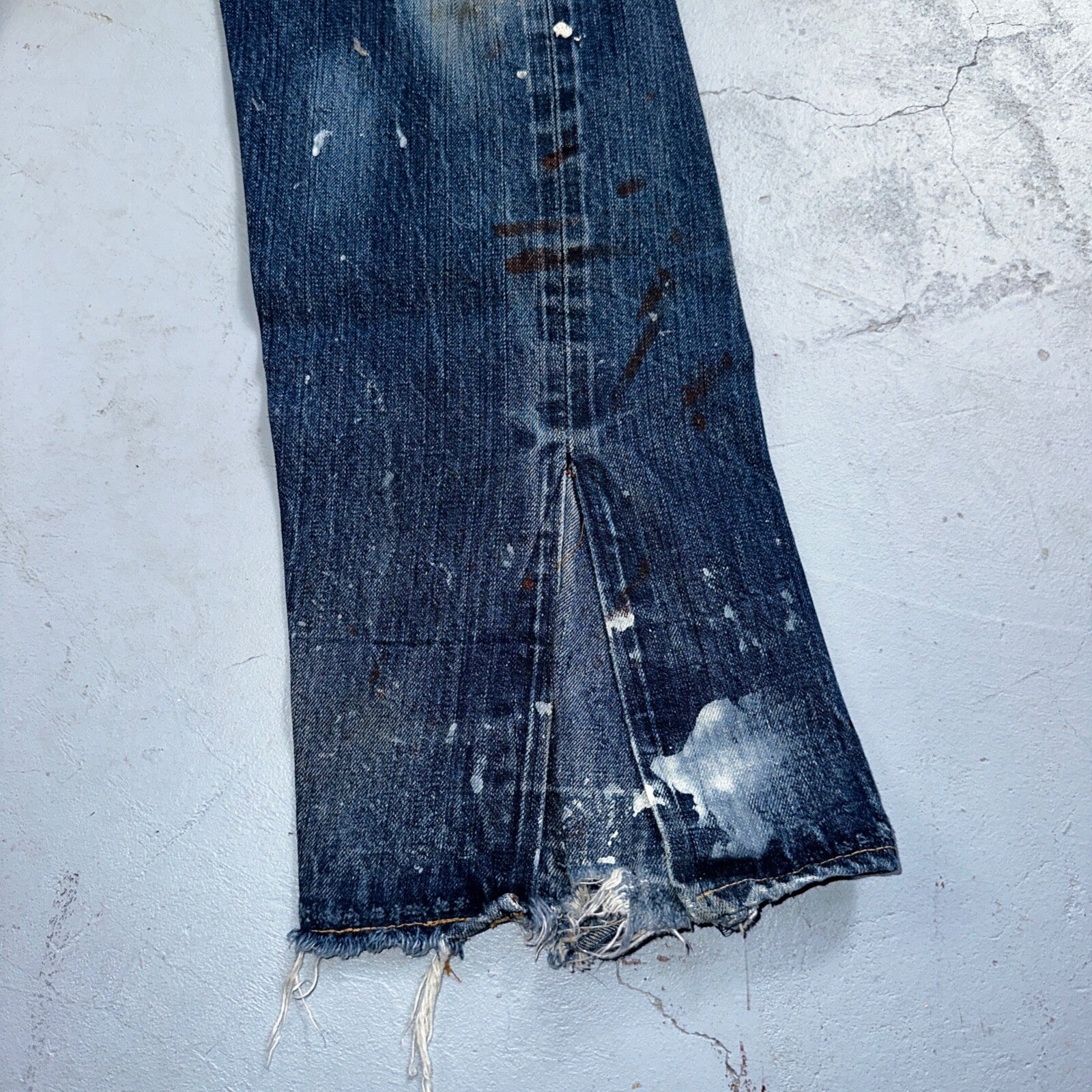 Levis 501 VTG 70s SS Redline Selvedge Jeans XX Thrashed Boot Cut Act 30x31