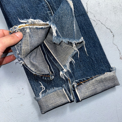Levis 501 Big E Vintage 60s Redline Selvedge USA XX 1960s Jeans 66 Act 26x27