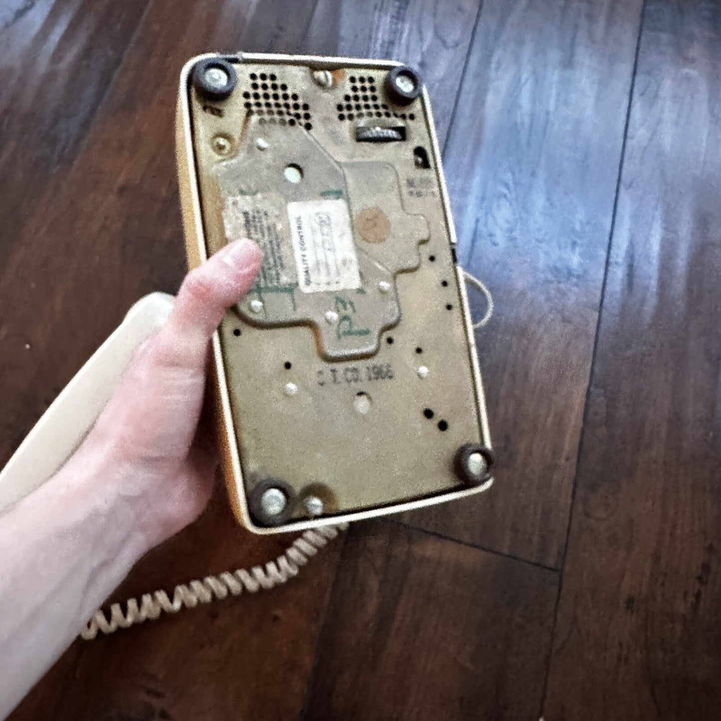 VTG Bell System Western Electric Beige Rotary Dial Desk Telephone 500 NE591 60s