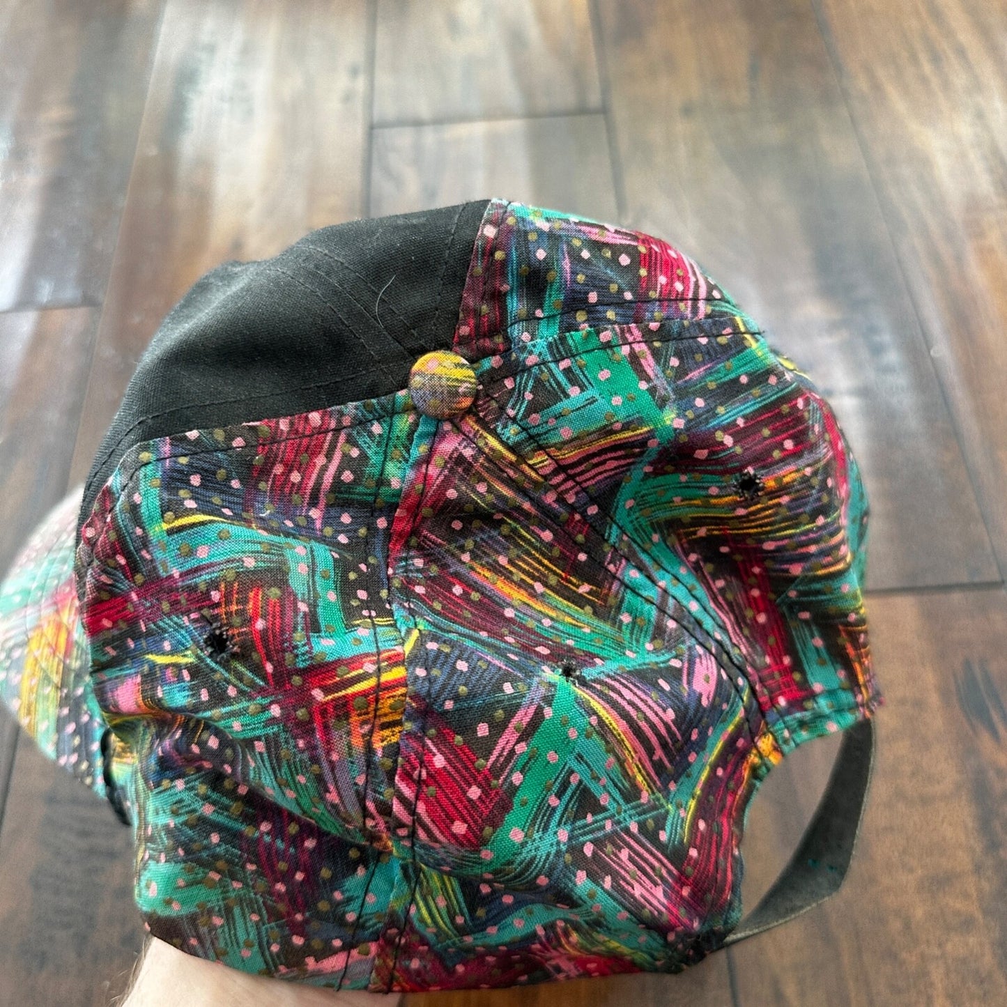 Elkorn Valley Disco Print Vintage Hat Cap Snapback 80s 90s USA Oregon Travel Rap