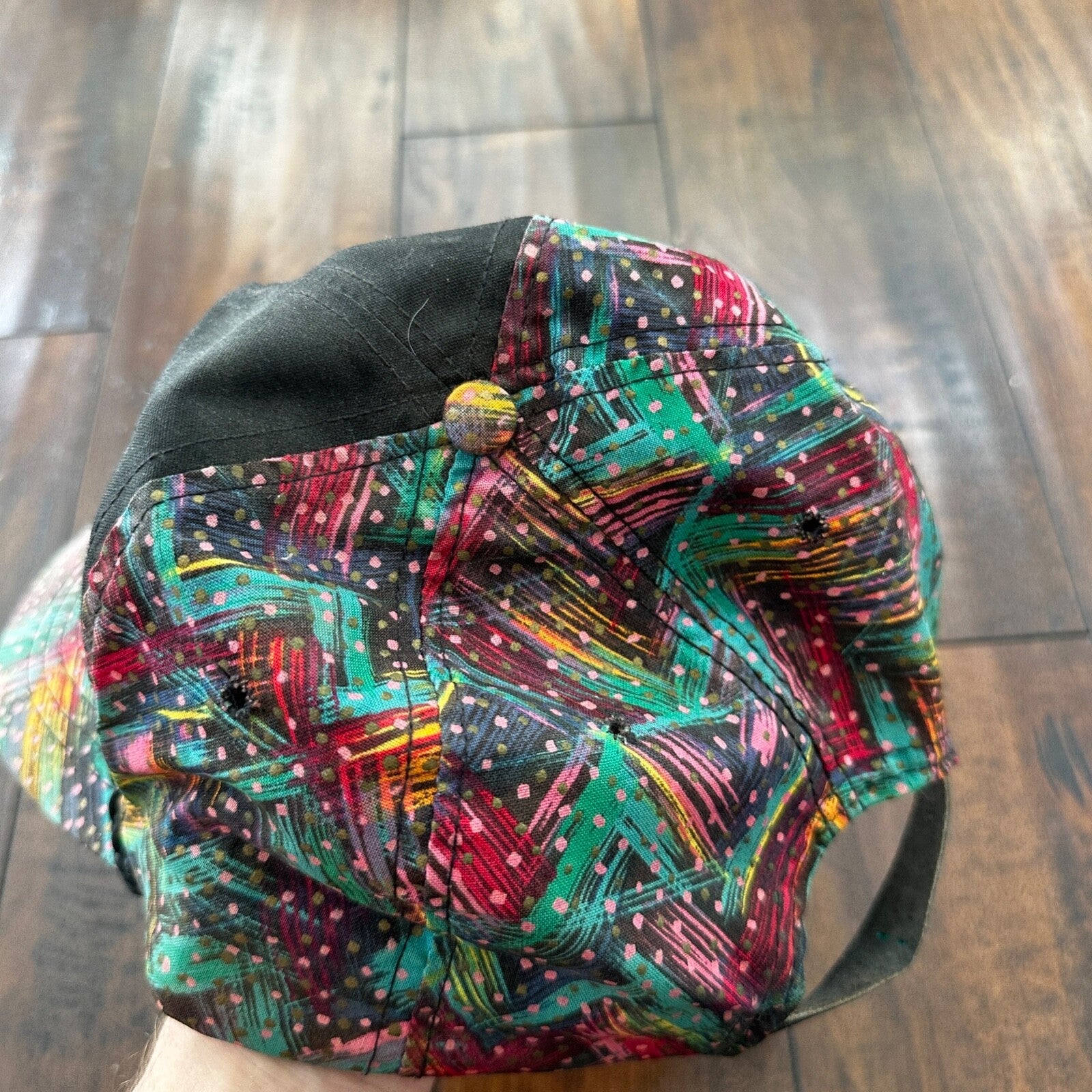 Elkorn Valley Disco Print Vintage Hat Cap Snapback 80s 90s USA Oregon Travel Rap