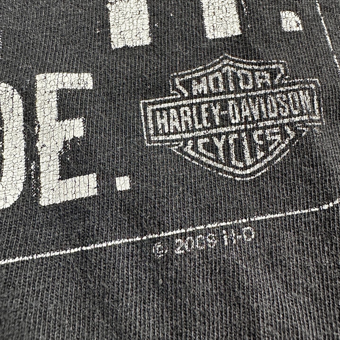 Harley Davidson Charleston SC VTG T Shirt Motorcycle Bike Graphic Free Country