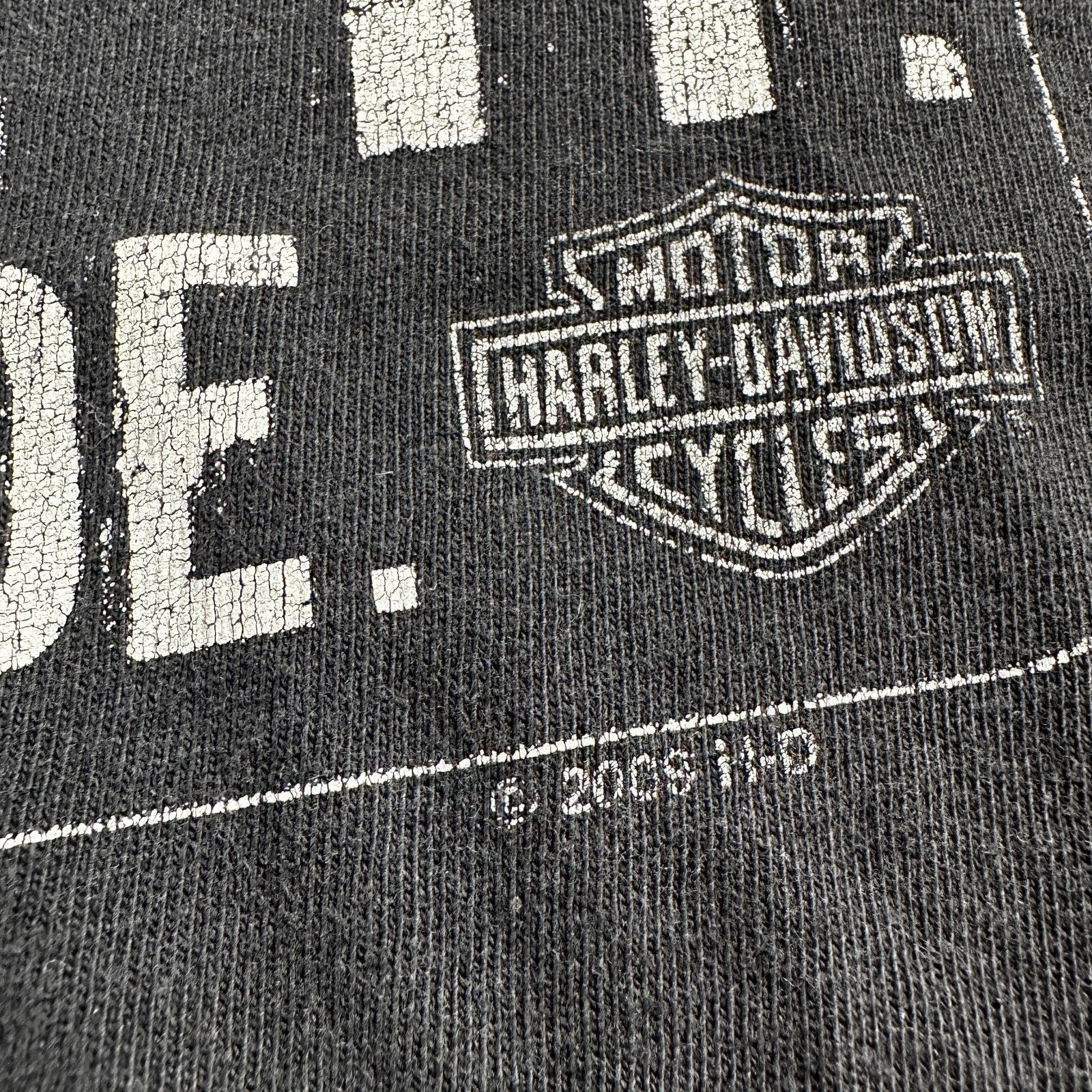 Harley Davidson Charleston SC VTG T Shirt Motorcycle Bike Graphic Free Country