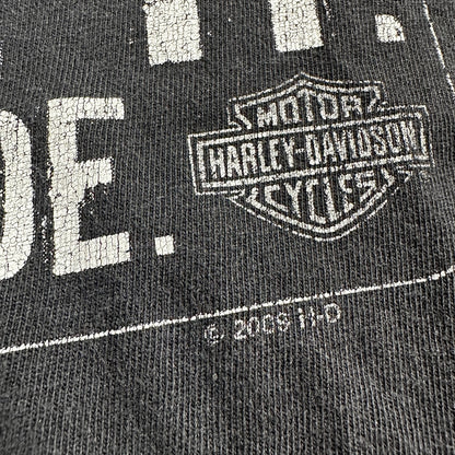 Harley Davidson Charleston SC VTG T Shirt Motorcycle Bike Graphic Free Country