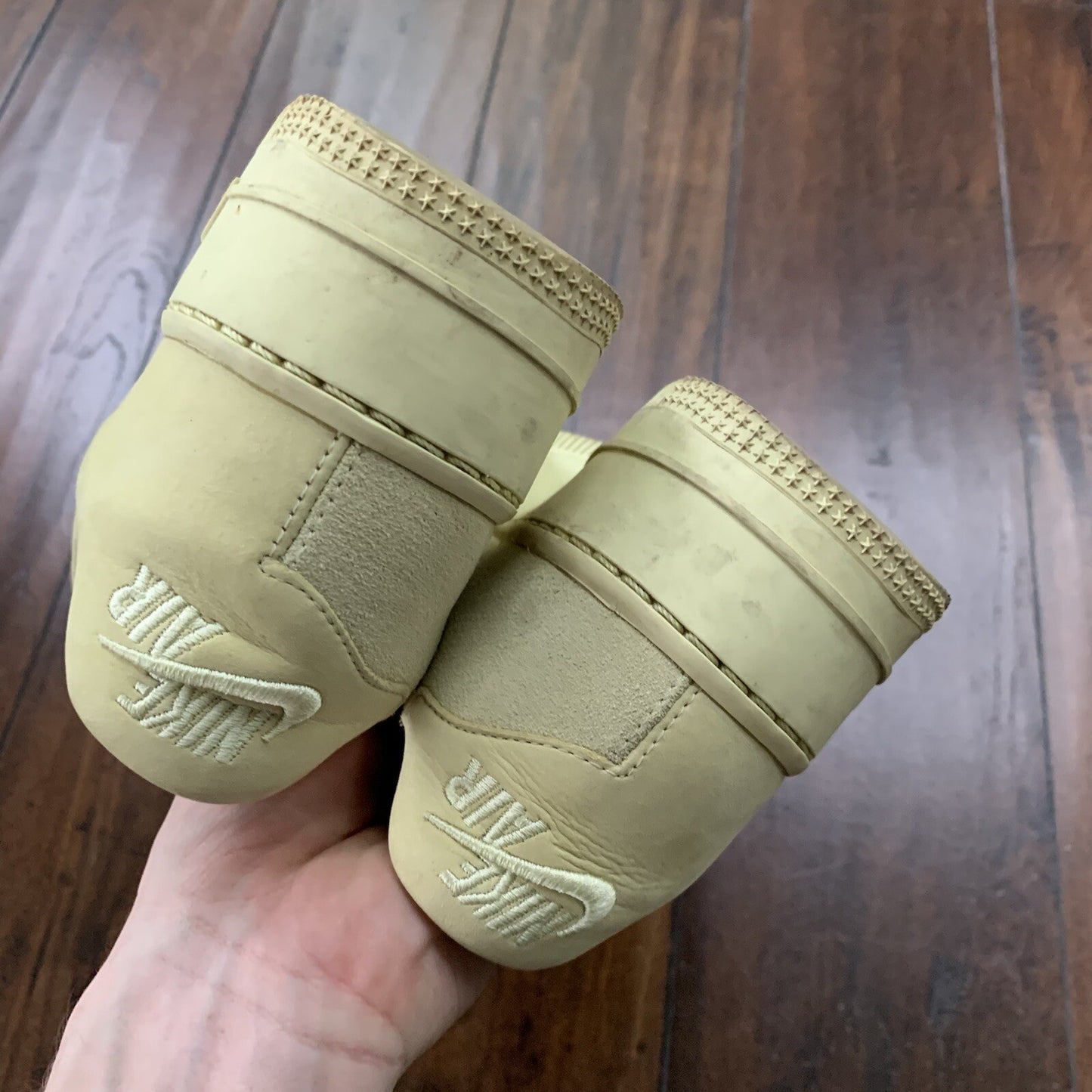 Nike Womens Air Force 1 Sage Xx Sneakers Shoes Yellow A01215-300 Low Top 9W