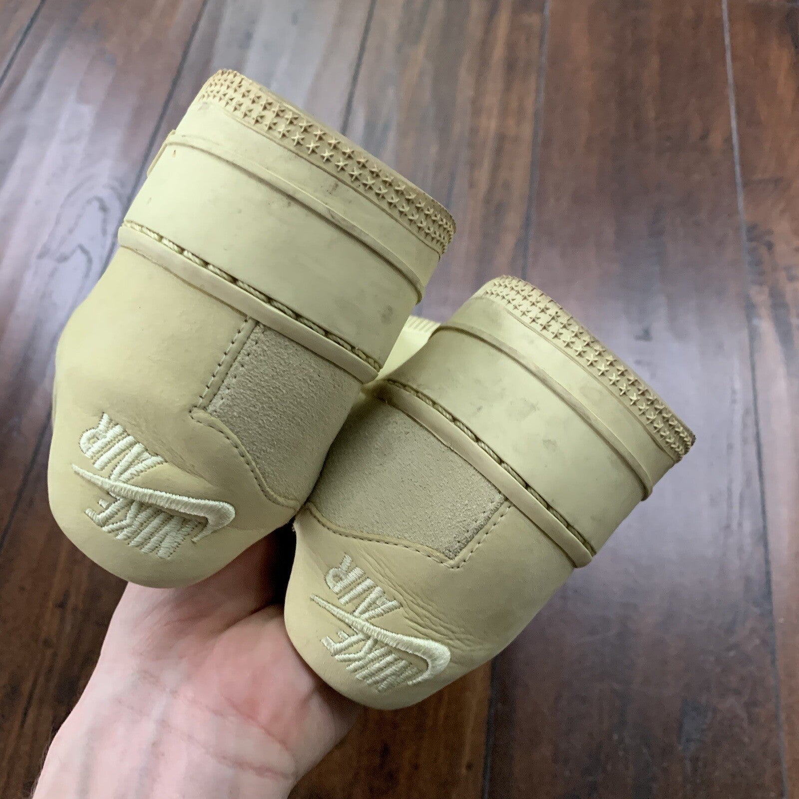 Nike Womens Air Force 1 Sage Xx Sneakers Shoes Yellow A01215-300 Low Top 9W