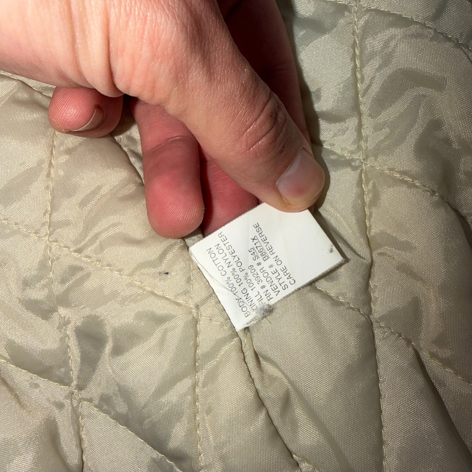 VTG Burnside Corduroy Jacket Size XL Button Front Long Sleeve Brown Outerwear