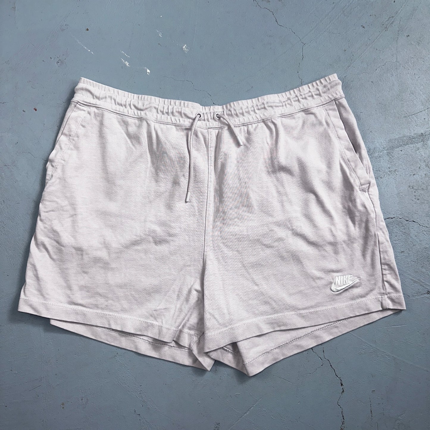 Nike Sportswear Shorts Womens XL Light Purple Drawstring Waist Athletic Lounge