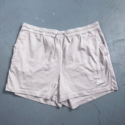 Nike Sportswear Shorts Womens XL Light Purple Drawstring Waist Athletic Lounge