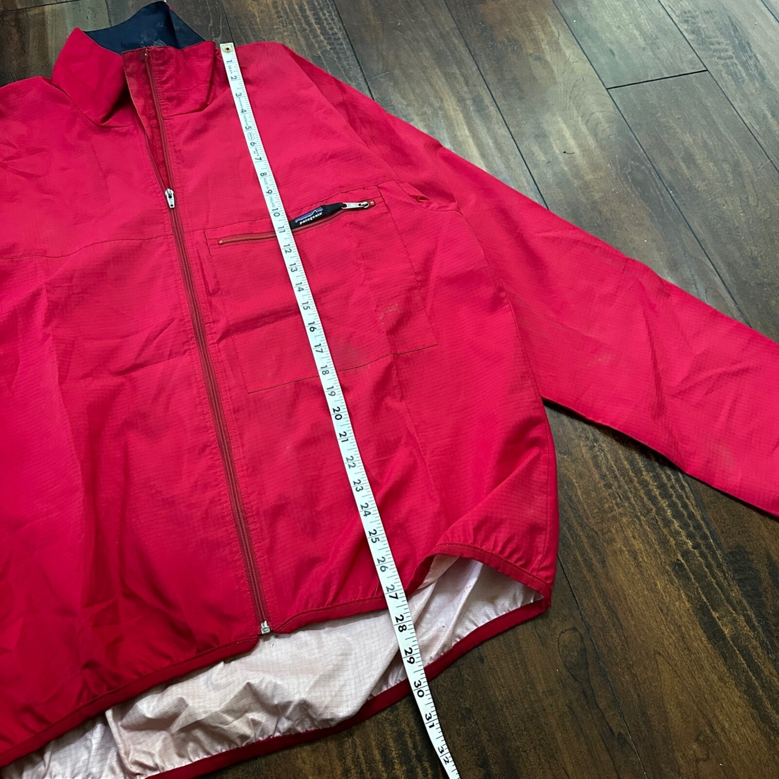 VTG Patagonia Red Jacket XL Parka Windbreaker Winter Coat Zip Nylon 90s