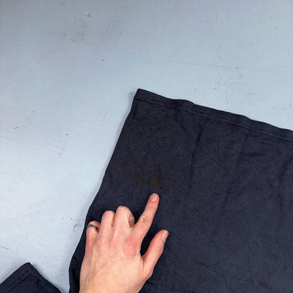 Reaper Y2K Shirt Black Mens Horror Vintage Large Print Skull Death Metal Band