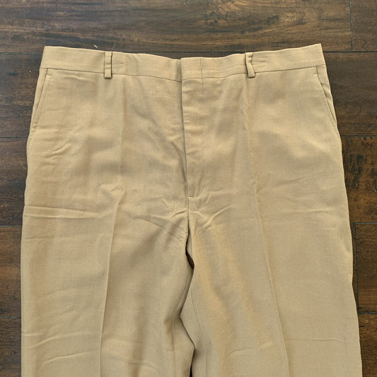 Vintage USA Talon Nordstrom Hunting Field Pants 34x28 Khaki Brown 60s Trouser