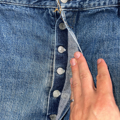 Levis 501 Vintage 70s SS Redline Selvedge USA XX Jeans Med Wash 48x30 Act 44x24