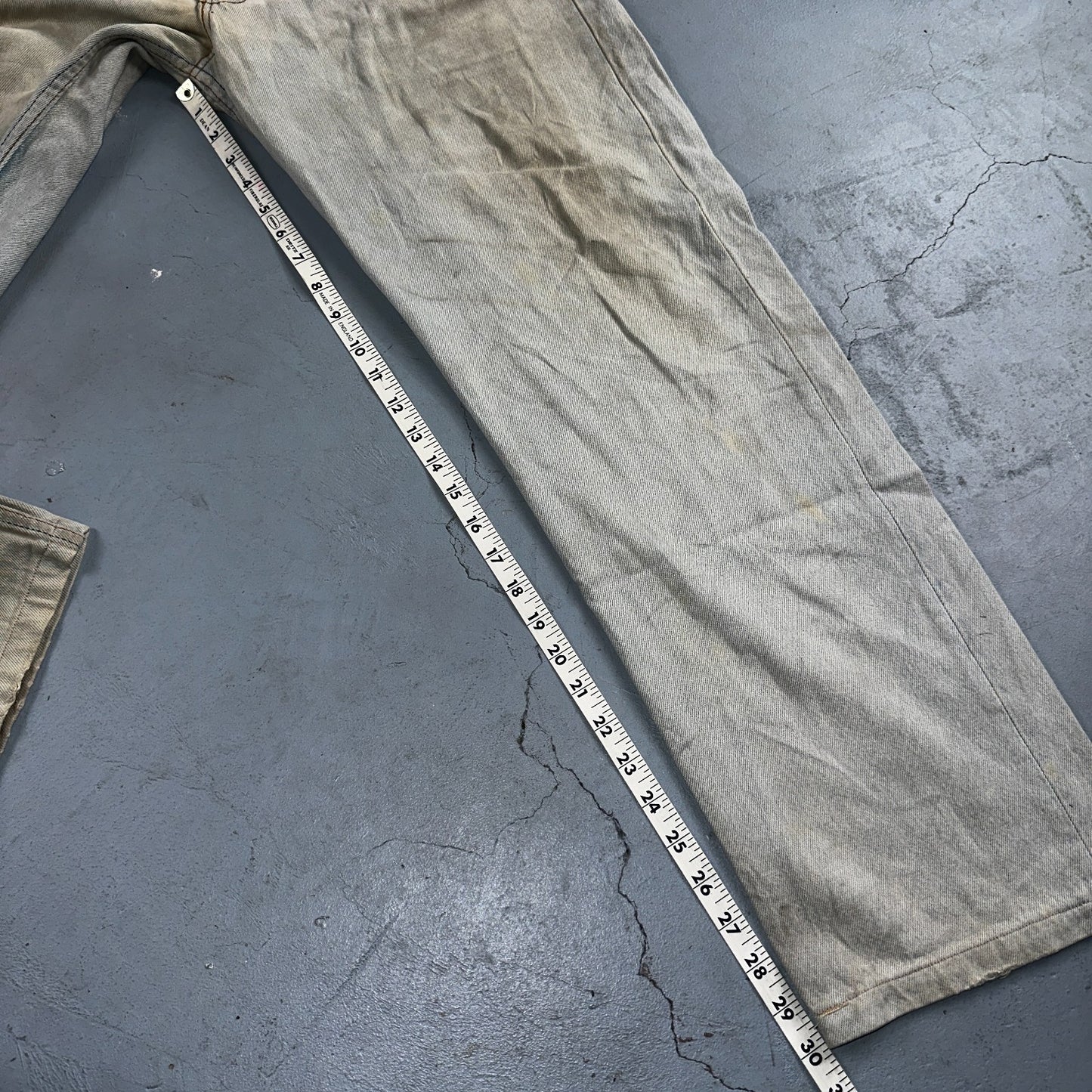 Levis 501 Vintage 90s UK Straight Leg Jeans Blue Light Wash 38x36 Act 37x30