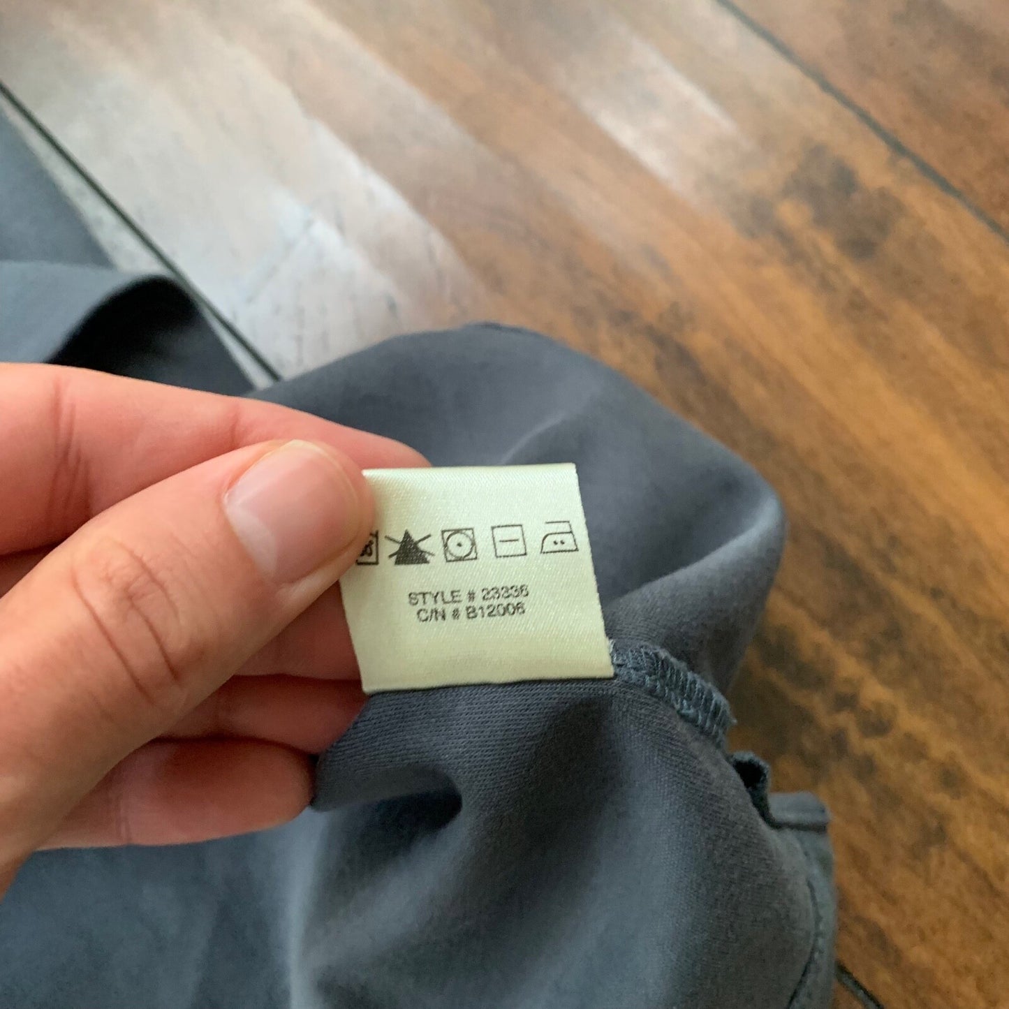 Robert Barakett T-Shirt Men XXL Short Sleeve Casual Pima Montreal Dark Gray