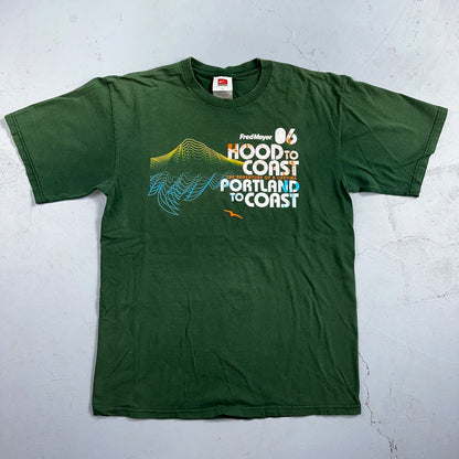 Nike Hood To Coast 2006 Y2K VTG T Shirt Promo Running Race Official Oregon PDX
