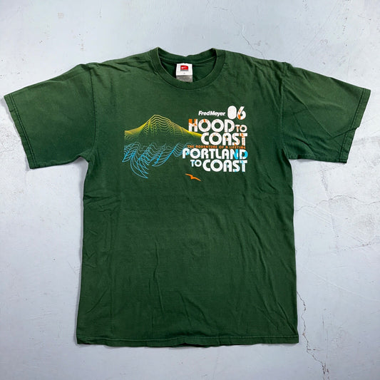 Nike Hood To Coast 2006 Y2K VTG T Shirt Promo Running Race Official Oregon PDX
