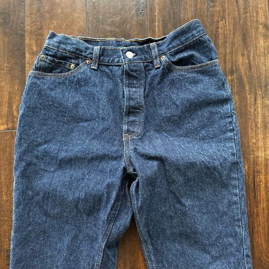 VTG 90s Levi’s 501 XX 18501-0193 Dark Wash High Waist Button Fly Jeans 28x31 80s