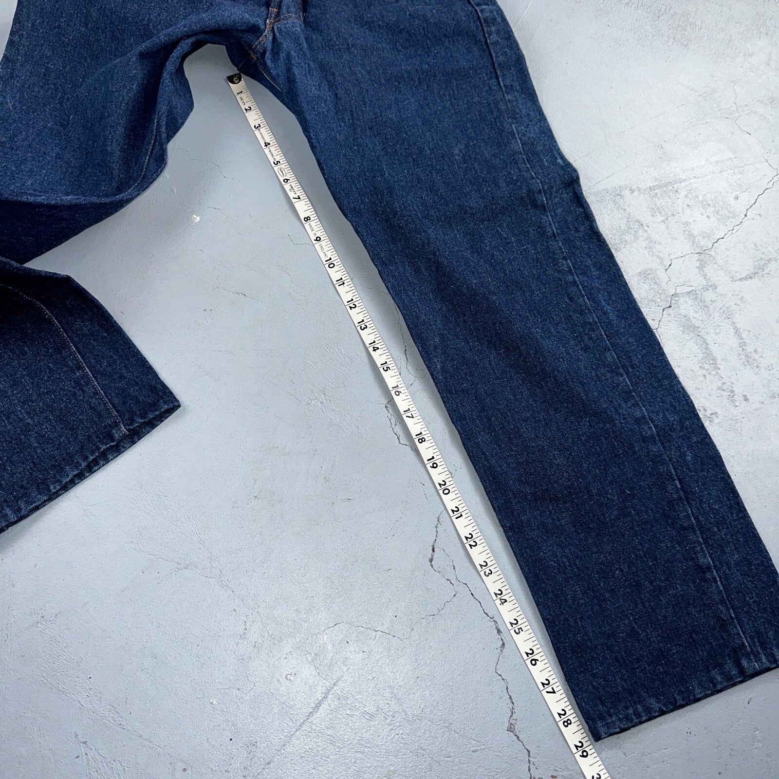 Levis 501 Vintage 80s USA XX Straight Leg Jeans Blue Dark Wash 34x34 Act 30x29