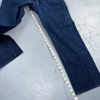 Levis 501 Vintage 80s USA XX Straight Leg Jeans Blue Dark Wash 34x34 Act 30x29