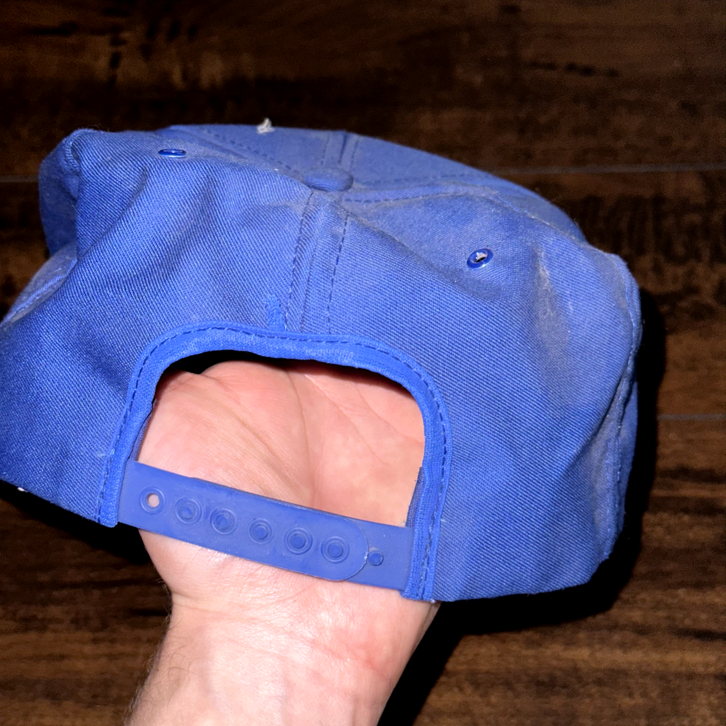 Napa Vintage Hat Cap Snapback Oak Leaves Blue 80s 90s Racing Car Parts Sports