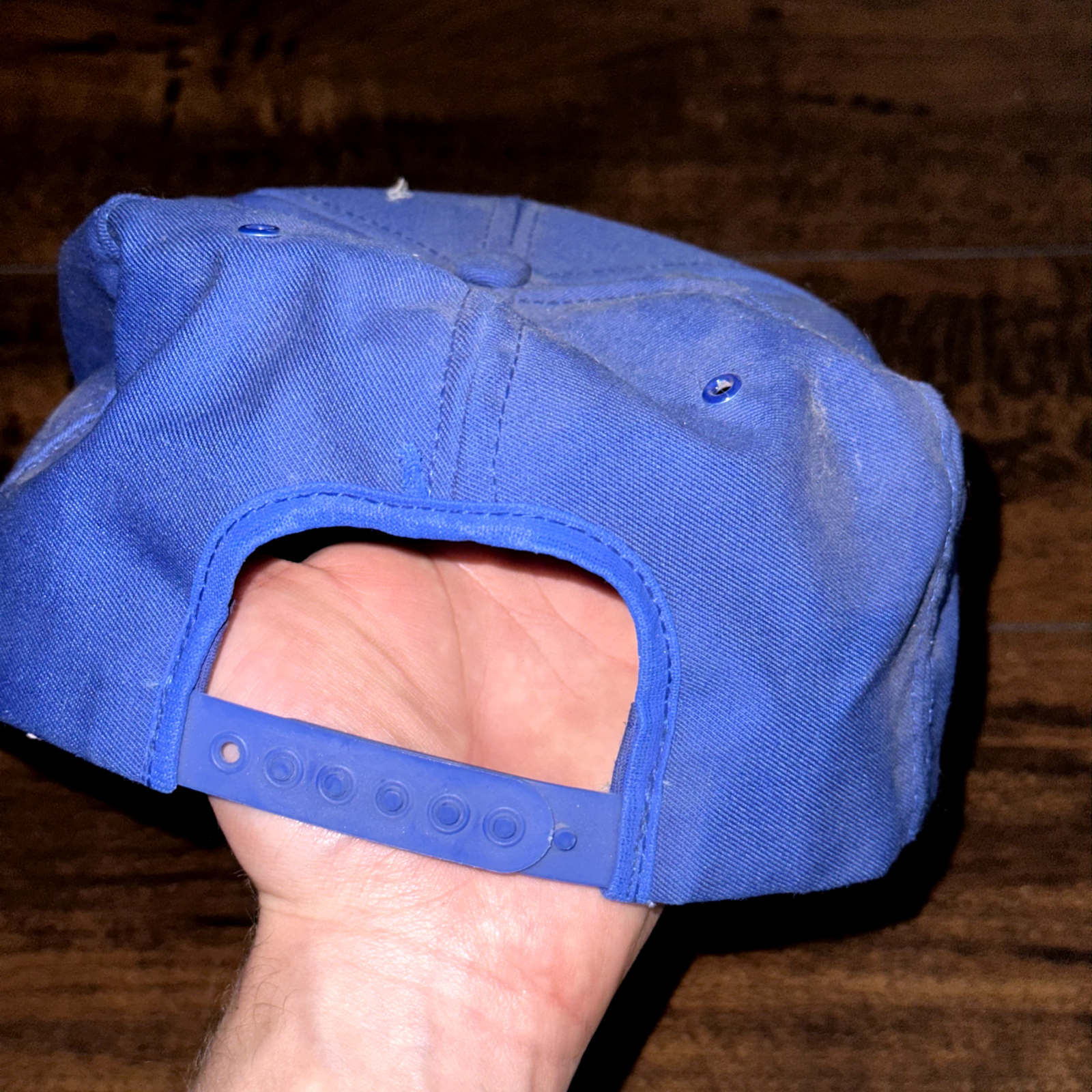 Napa Vintage Hat Cap Snapback Oak Leaves Blue 80s 90s Racing Car Parts Sports