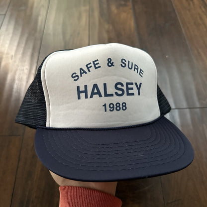 Halsey Safe Sure Funny 1988 Vintage Hat Cap Snapback Cool Metal Music Oregon 80s