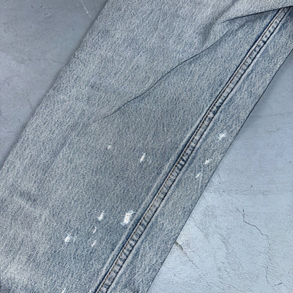 Levis 501 Vintage 90s USA XX Straight Leg Jeans Blue Light Wash 34x36 Act 31x31