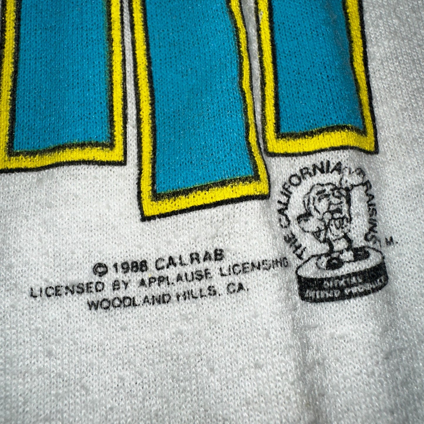 1988 The California Raisins VTG T Shirt Beach Party Volleyball Palm Trees 80s