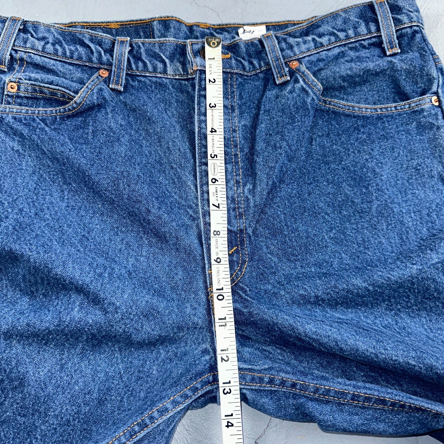 Levis 505 Vintage 90s USA Orange Tab Jeans 38x34 Blue Med Wash 501 Act 36x34