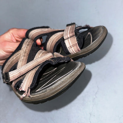 Ecco Hiking Sandals Womens 37 US 6/6.5 Brown Offroad Yucatan Outdoors FLAWS