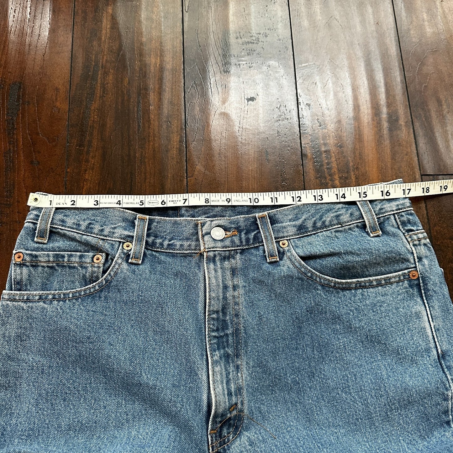 VTG Levis 517 Jeans Mens 36x30 Blue Denim Bootcut USA Made 90s Act 34x29