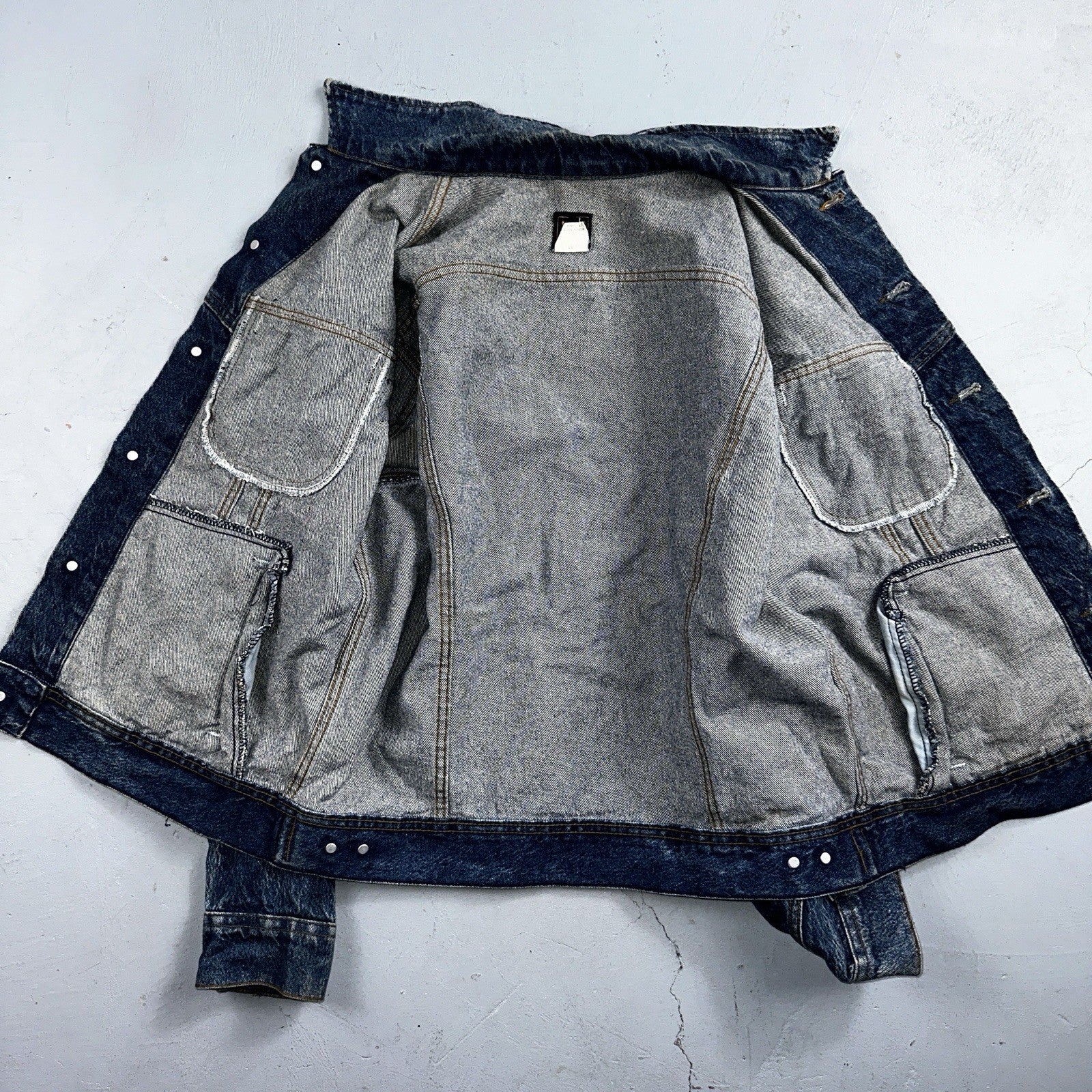 Vintage Lee Denim Jacket 40 M Western Bike Ride Cowboy Ranch Farm 153438 Jean