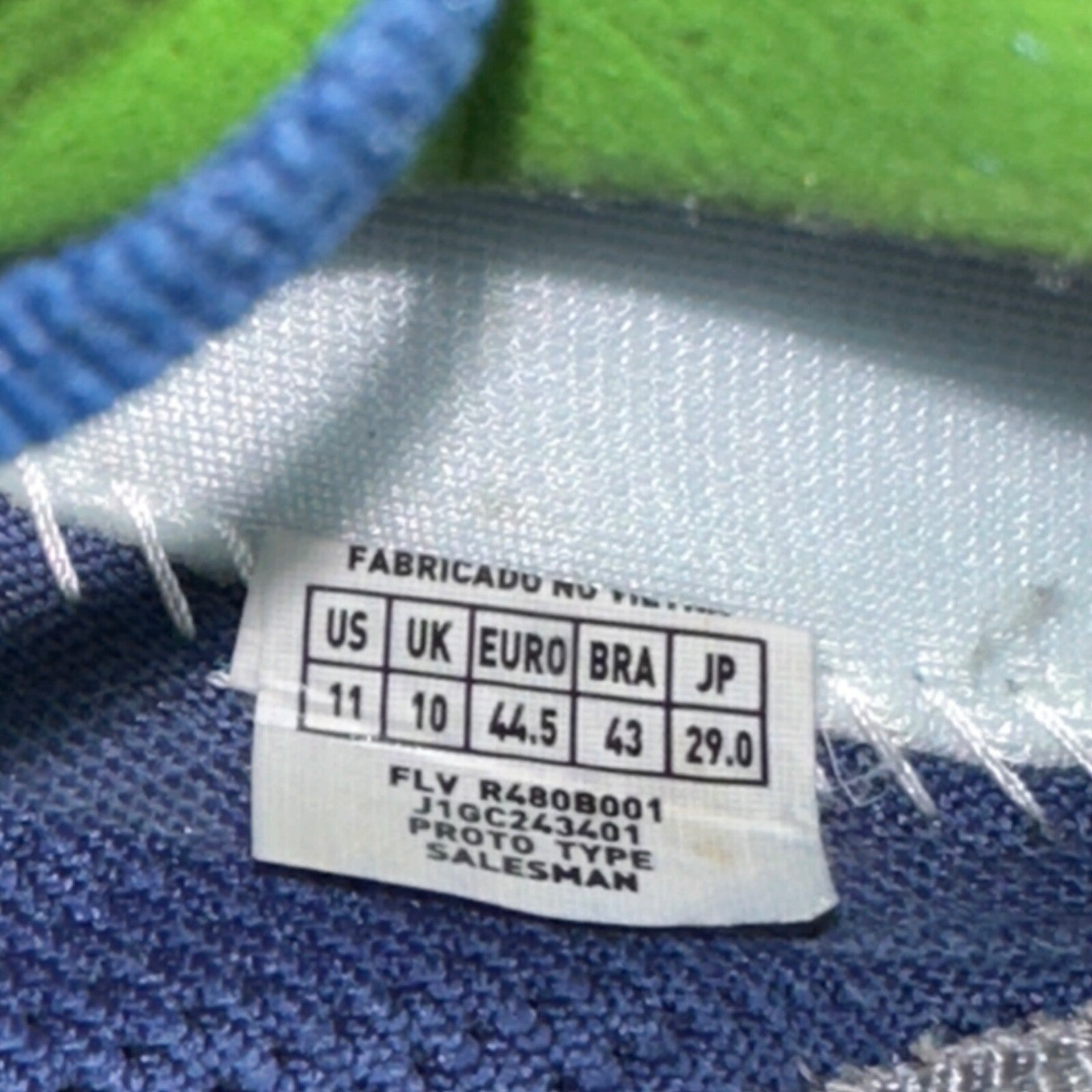 Mizuno Mens Sneakers Blue Size 11 Neo Vista Running Breathable Comfort Light