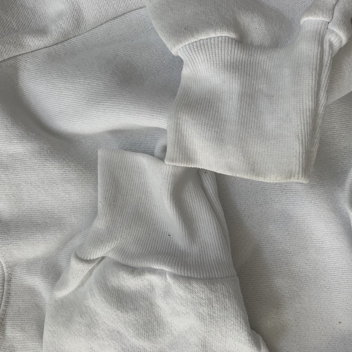 Oneita BLANK Vintage White Sweatshirt 90s Essential Lot Rap T Shirt Rare Jumper