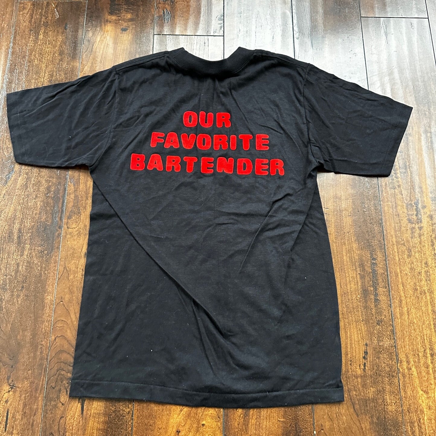 Benny Favorite Bartender Vintage T Shirt 80s Funny Humor Alcohol Drinking Party