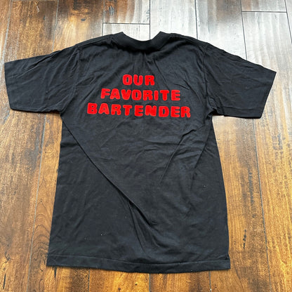 Benny Favorite Bartender Vintage T Shirt 80s Funny Humor Alcohol Drinking Party