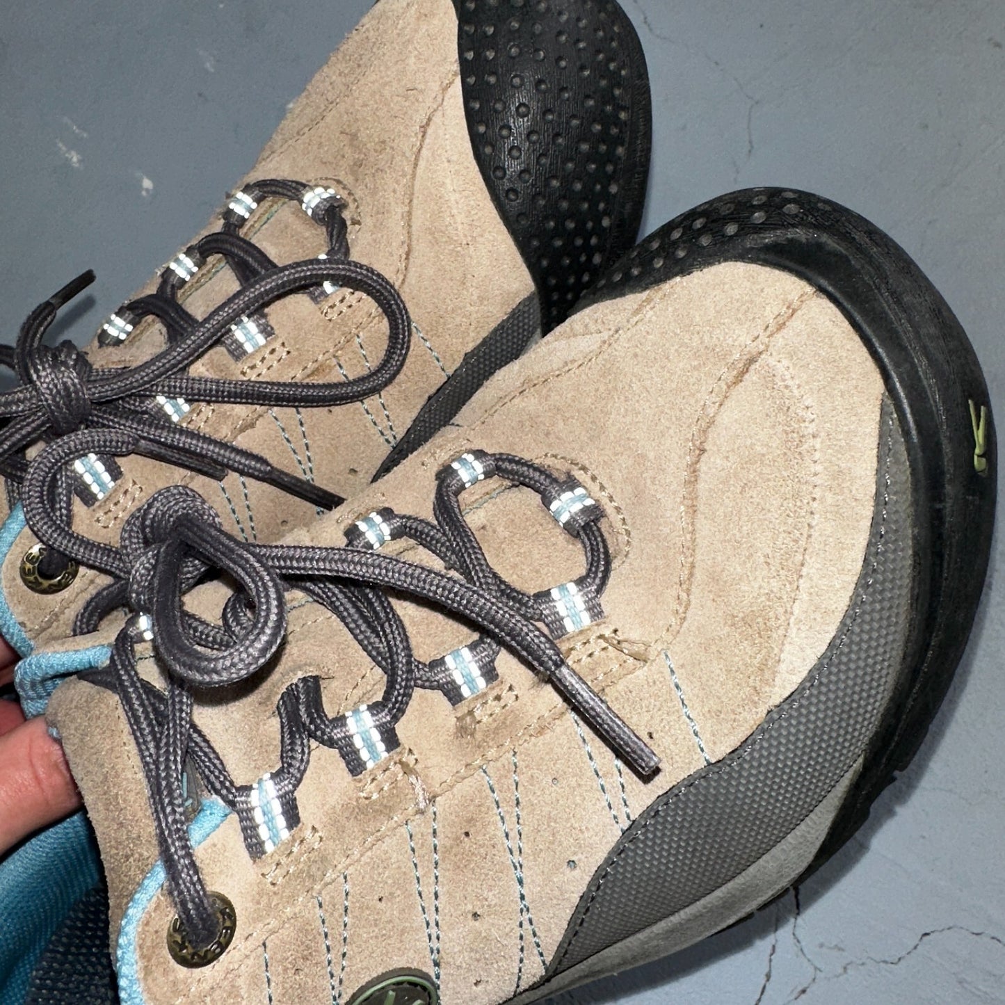 Keen Suede Leather Cap Toe Lace-Up Hiking Outdoor Shoes Women's 10