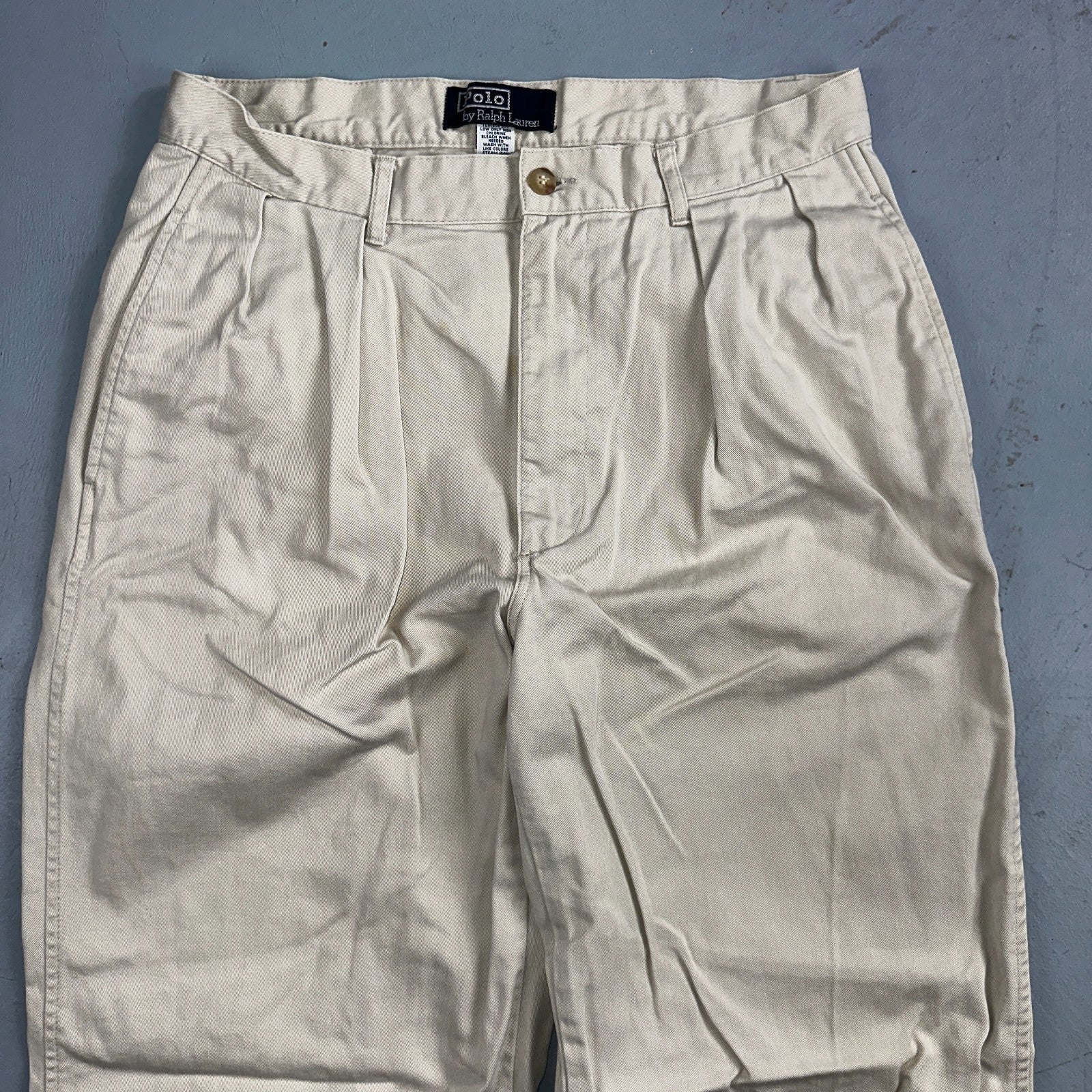 Polo Ralph Lauren Chino Pants Men's Size 29x31 Vintage Authentic Dry Goods