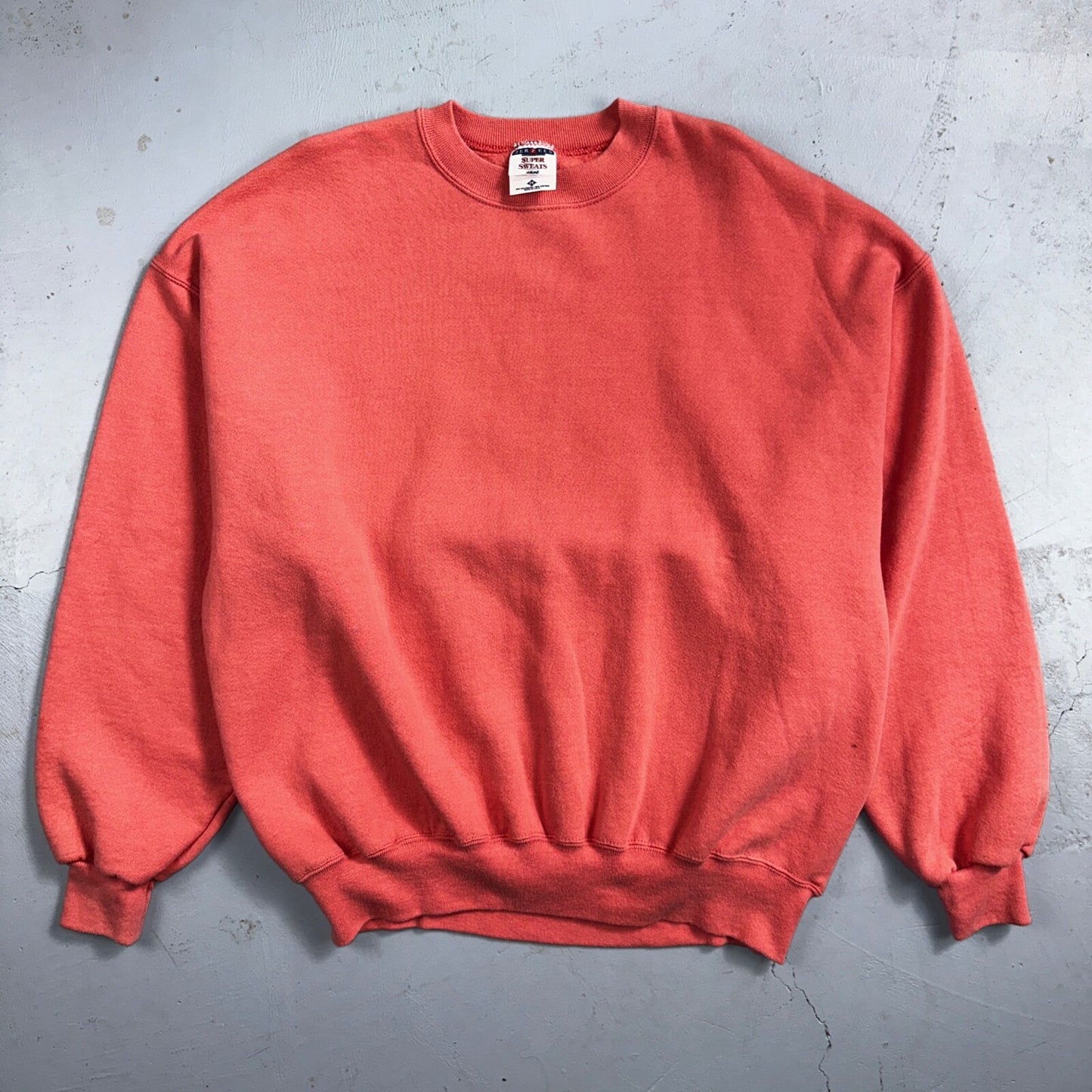 1990s VTG Jerzees Sport Blank Sweatshirt 2XL 90s Pink Made In USA Crewneck