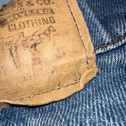 Levis 716 Vintage 80s USA Orange Tab Bootcut Flare Blue Bell Bottom Jeans 29x27